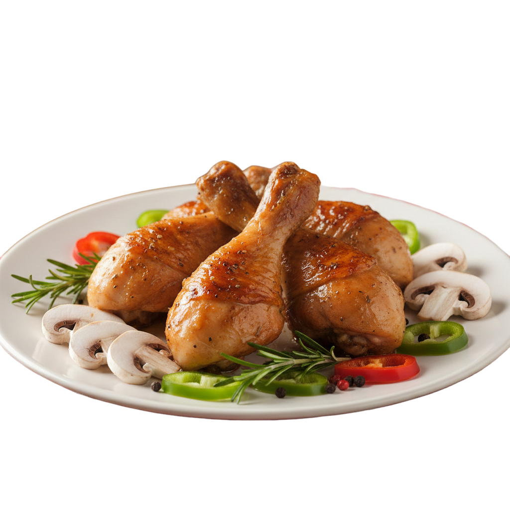 7 UN POLLO TRUTRO LARGO ASADO 140 GR C/U CONGELADO POR BOLSA AL VACIO