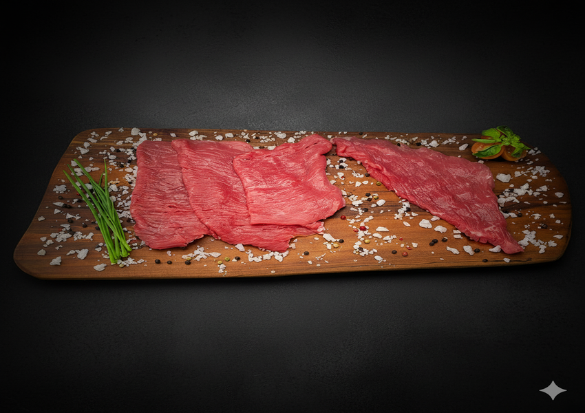 POSTA NEGRA ESCALOPA 150 GRS - 7 UNIDADES AL VACIO ESTADO CONGELADO